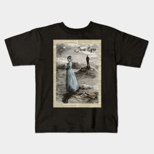 Jane Eyre Book Cover Art Kids T-Shirt